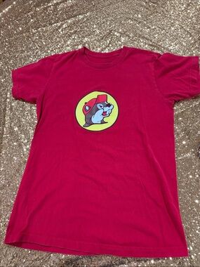 Red Buc-ee’s Beaver Logo T-Shirt - Red